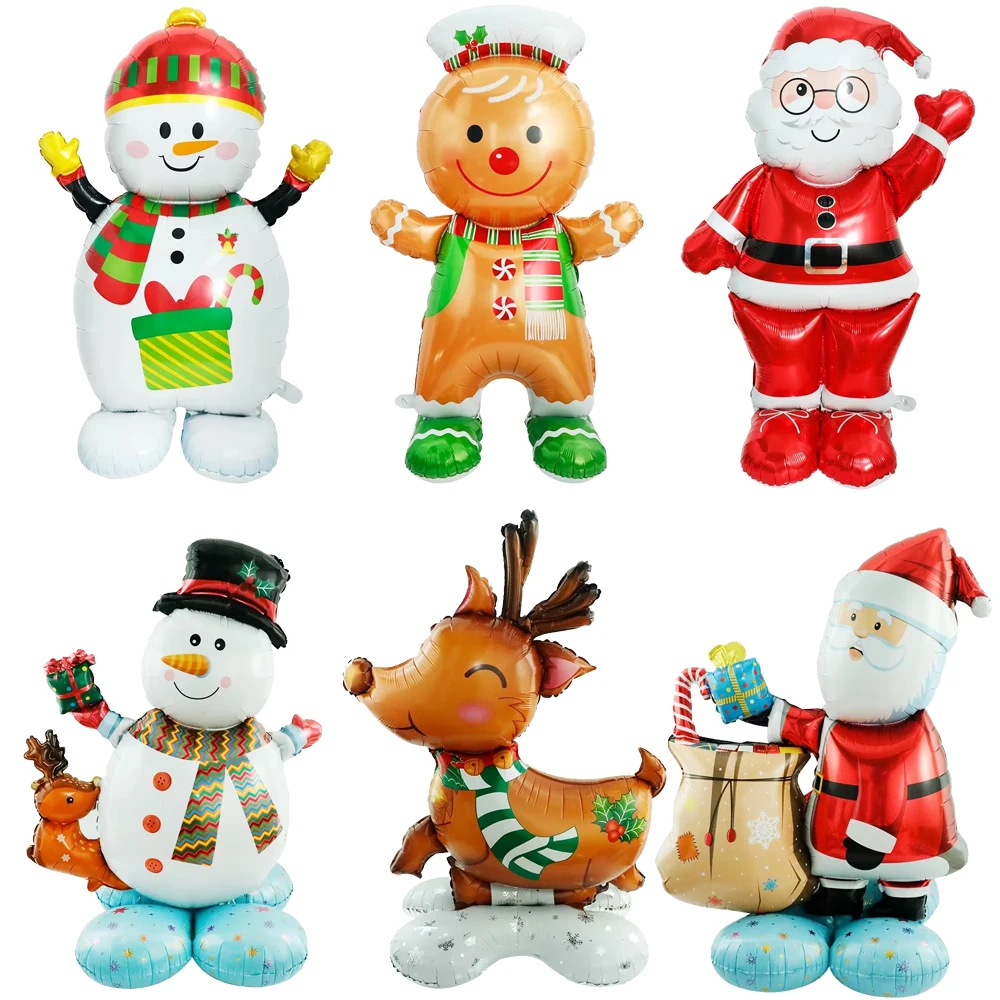 Большая искусственная Рождественская елка, Санта-Клаус, снеговик, лось, воздушные шары, новогодние и рождественские украшения, декор 2024 Большая искусственная Рождественская елка, Санта-Клаус, снеговик, лось, воздушные шары, новогодние и рождественские украшения, декор 2024