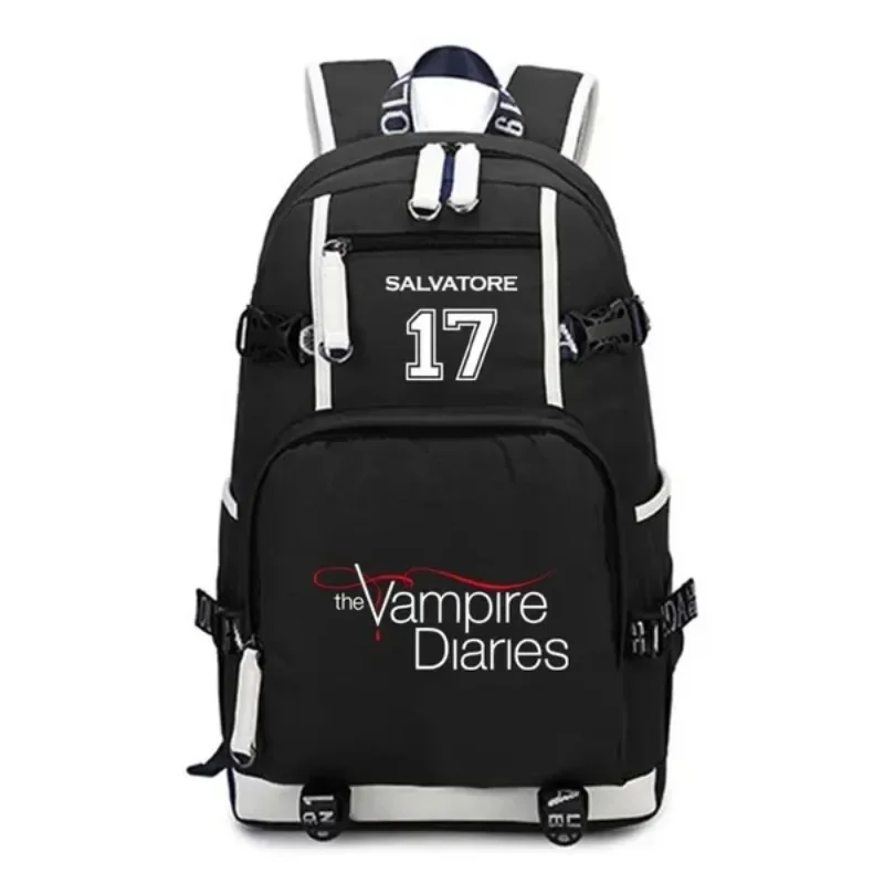 2024 Hot Movie The Vampire Diaries Backpack Teens Boys Girls Unisex Bags College Backpack High Quality Rucksack Backpack Bags