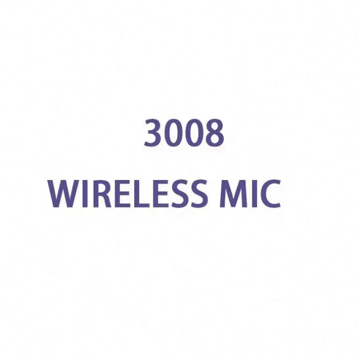 factory offer best price wireless microphone 3008 two mic in hot sell 3008 in hot sell