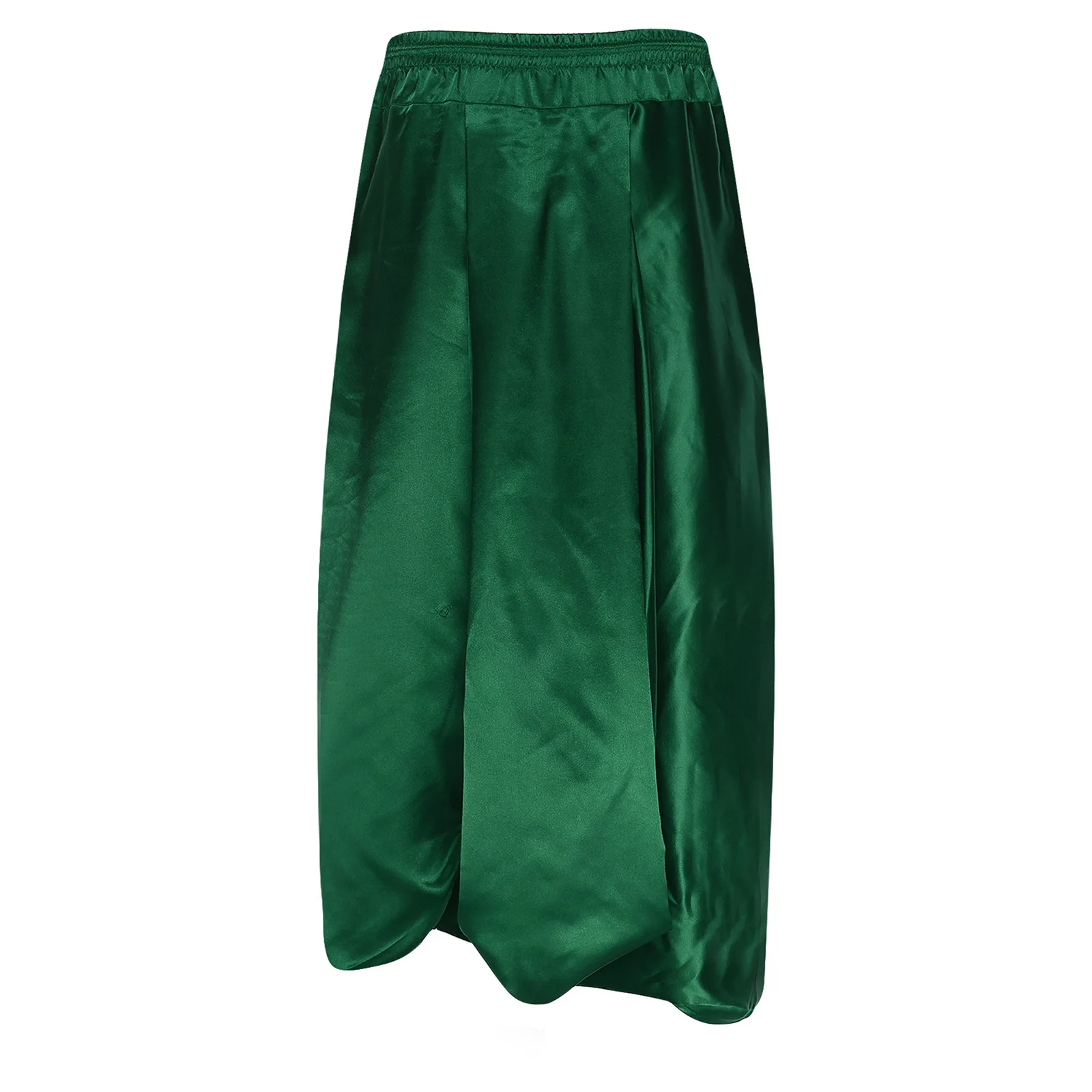 Calça masculina satinada dhoti de dança indiana, estampa metálica, cordão na cintura, lanterna solta, calças harém, calças tradicionais tailandesas