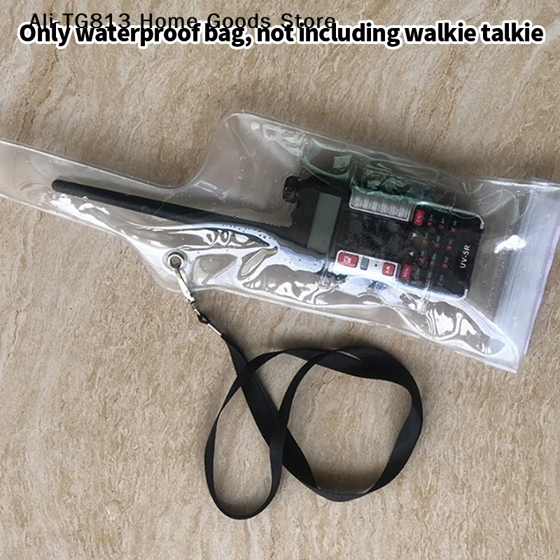 

[TG813]Portable Waterproof Rainproof Case Pouch For Walkie Talkie Two-Way Radios Protector Cover