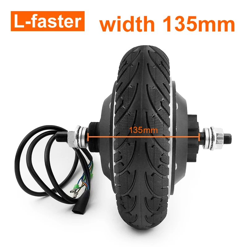 DIY 36v 350w 30KM/H 8 Polegadas Brushless Gear Hub Scooter Elétrico Motor Bldc