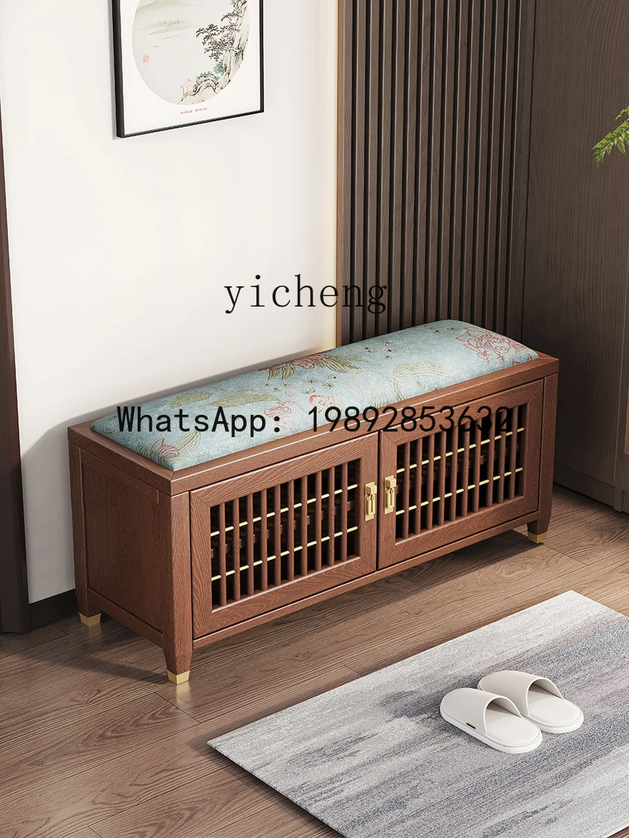 shoe change  household door all  wood shoe stool sofa hair stool storage stool fabric