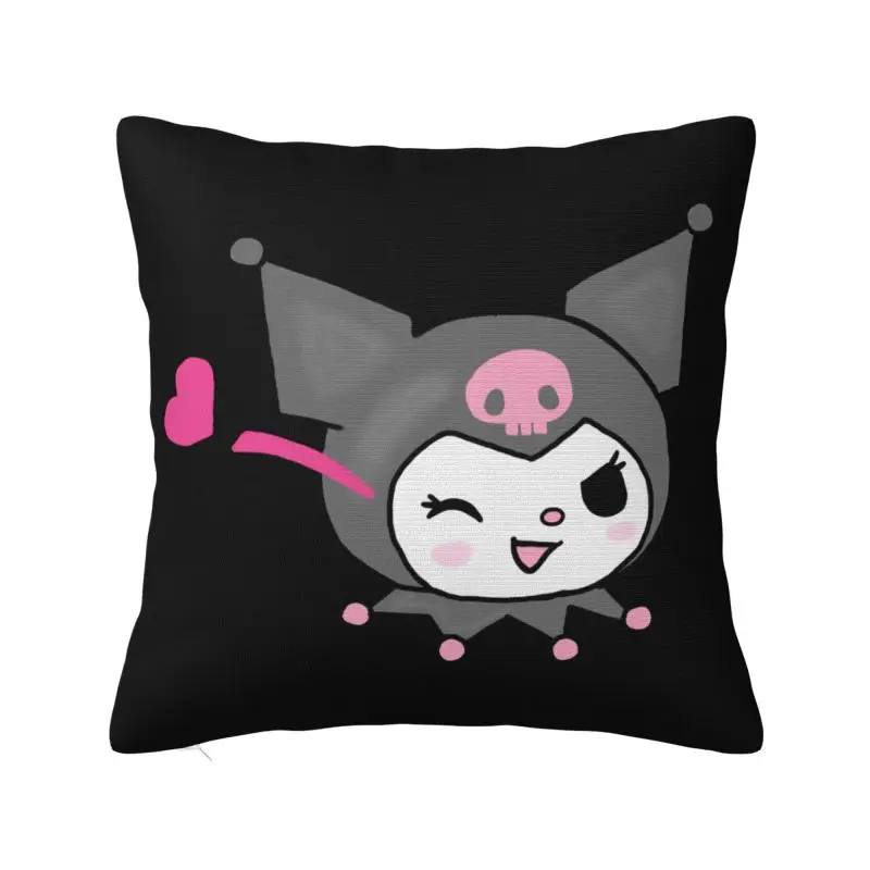 Custom Kuromi Cartoon Heart Pillow Covers Nordic Cushion Cover Car Pillowcase