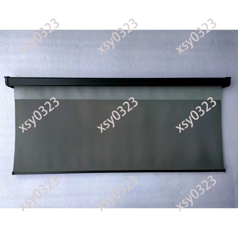 

Manual Half-Width Front Windshield Sunshade Curtain with Support Rod for Bus
