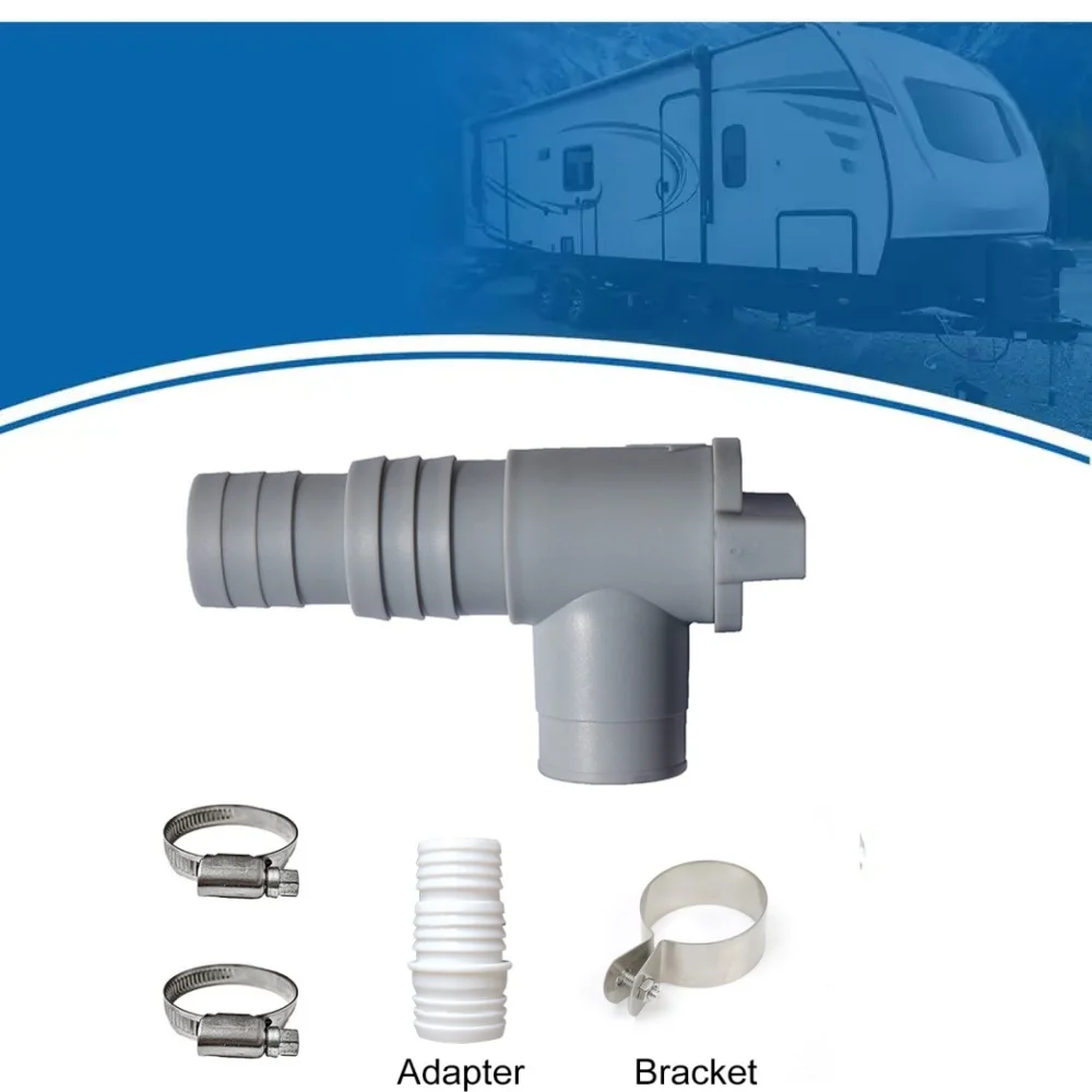 

A Set RV Waste Water Tank Drainage Valve RV Sewer Treatment Valve RV Waste Water Pipe Transportation Accessories For Campers