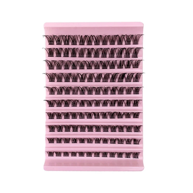 Natural Cílios Segmentados Pacotes, Cílios Volume DIY, Extensão Cílios, Cílios Individuais, Cluster