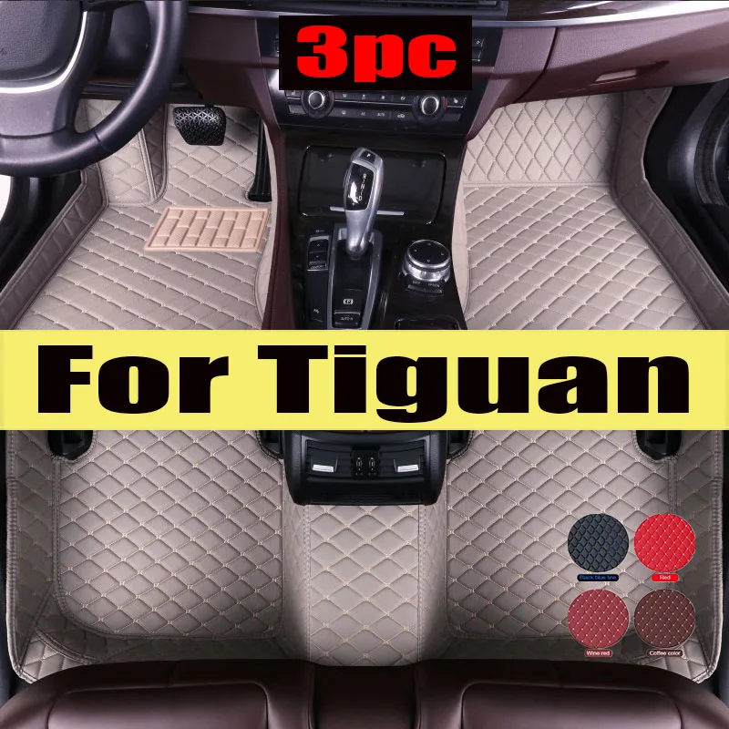 

Car Floor Mats For Tiguan 2019 2018 2017 Carpets Custom trunk mat Interior Waterproof Auto Parts Products For VW VW