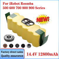 NEW 14.4V 12800mAh Robot Vacuum Cleaner Battery for IRobot Roomba 500 600 700 800 900 Series 620 650 770 780 580 Batteries