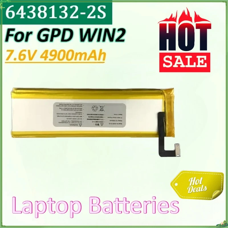 

Laptop Battery 6438132-2S 7.6V 4900mAh for WIN 2 GPD WIN2 Handheld Gaming Laptop in stock High Quality Batteries