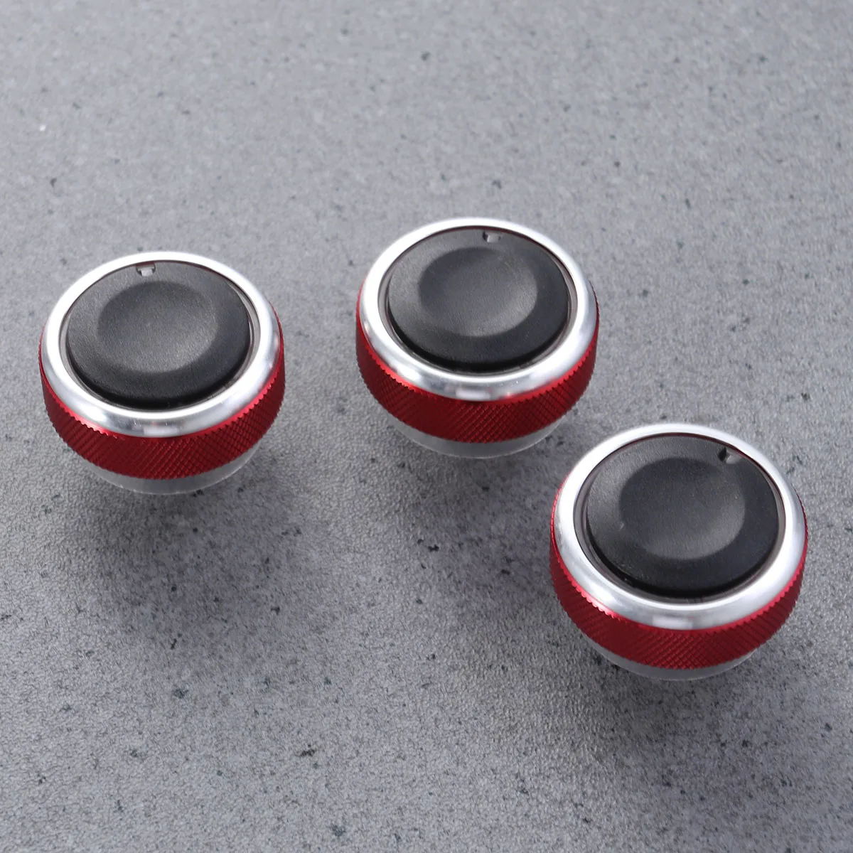 

3 Pcs Air Conditioning Control Switch Knob Button for 2 3 Mondeo 2005 2014 Alloy Dash Panel Car Relay