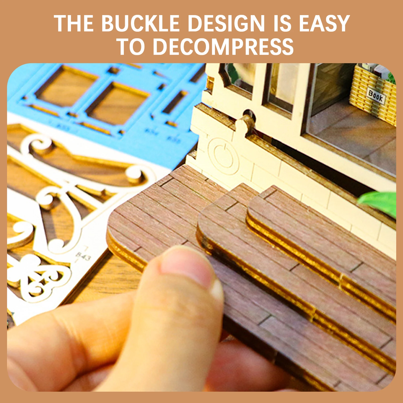 Kit di materiali per angoli per libri da giardino fai-da-te per adulti Robuste miniature assemblate affascinanti per la stanza di casa