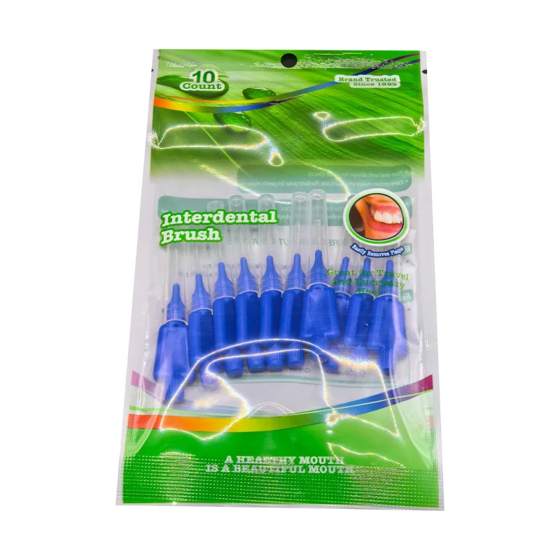 70 Stück Interdentalbürsten in verschiedenen Größen, extra weiche Zahnreinigungsbürsten, Zahnspangenbürsten, Zahnseide, Zahnstocher – Detail 7