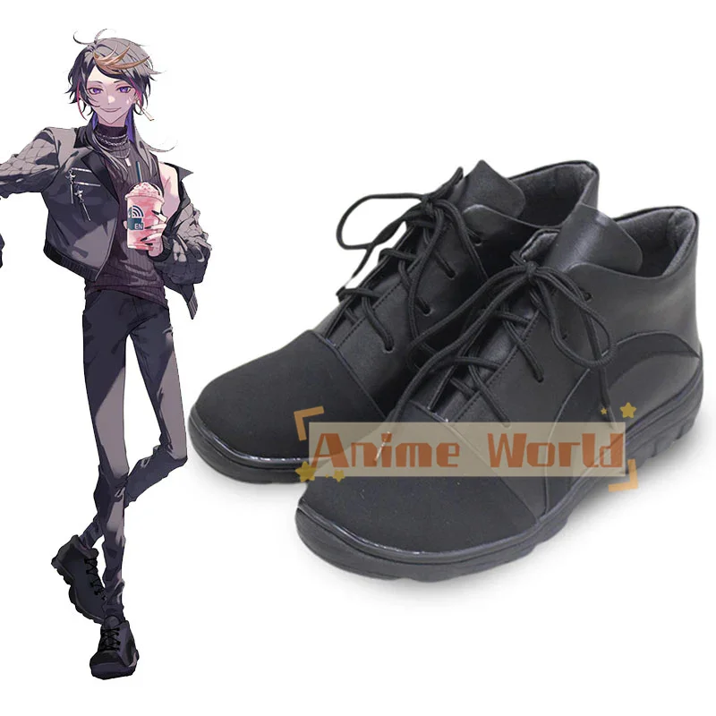 Virtual YouTuber Nijisanji Luxiem Shu Yamino Sakura Bloom Cosplay Shoes Halloween Carnival Boots Custom Made