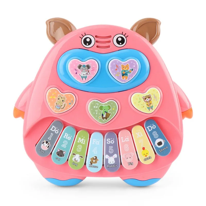 Montessori Baby Musical Instrument Toys Electric Keyboard Flashing Instrument Early Educational Toy Children Piano Music Games