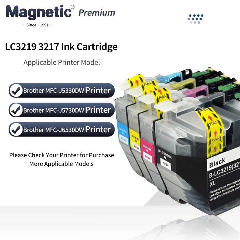 

Совместимый картридж LC3219 LC3217 LC3219XL для принтера Brother MFC-J5330DW MFC-J5930DW MFC-J6530DW MFC-J6930DW MFC-J6935DW