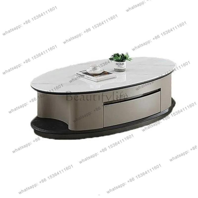 Slate coffee table household storage living room with lift with stool small apartment