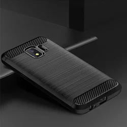 Case For Samsung Galaxy J2 2018 Case Silicone TPU Bumper Shockproof Carbon Cover for Samsung Galaxy J2 Pro 2018 J250 J250F Case