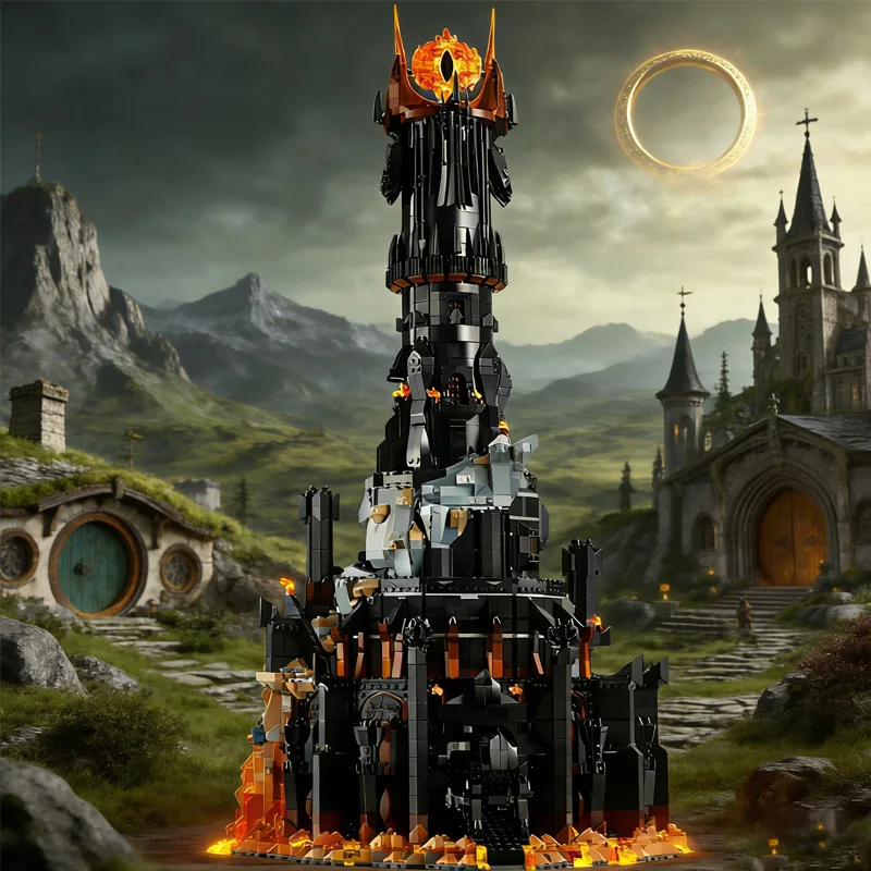 5471 Stück auf Lager 10333 Black Tower Barrad Tower Dark Modell Bausteine Spielzeug Jungen Erwachsene Geburtstag Weihnachtsgeschenk