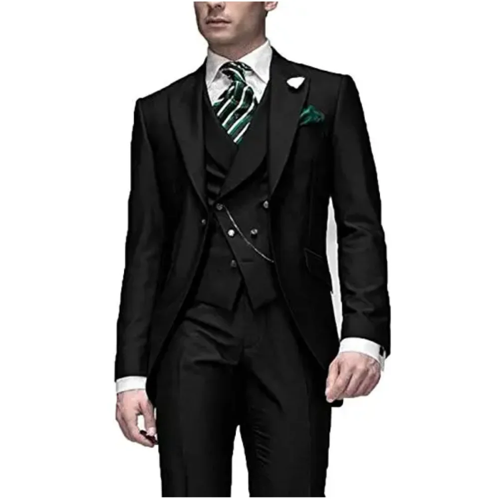 

Multiple Colors Custom Made Groom Wedding Mens Suits 3 Pcs Tuxedos Terno Masculino Men Suit Dress (Jacket+Pants+Vest+Tie)