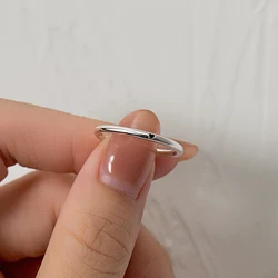 La Monada Size 52-57mm Heart 925 Sterling Silver Rings For Women Simple Open Finger Retro Wedding Women Ring Fine Jewerly