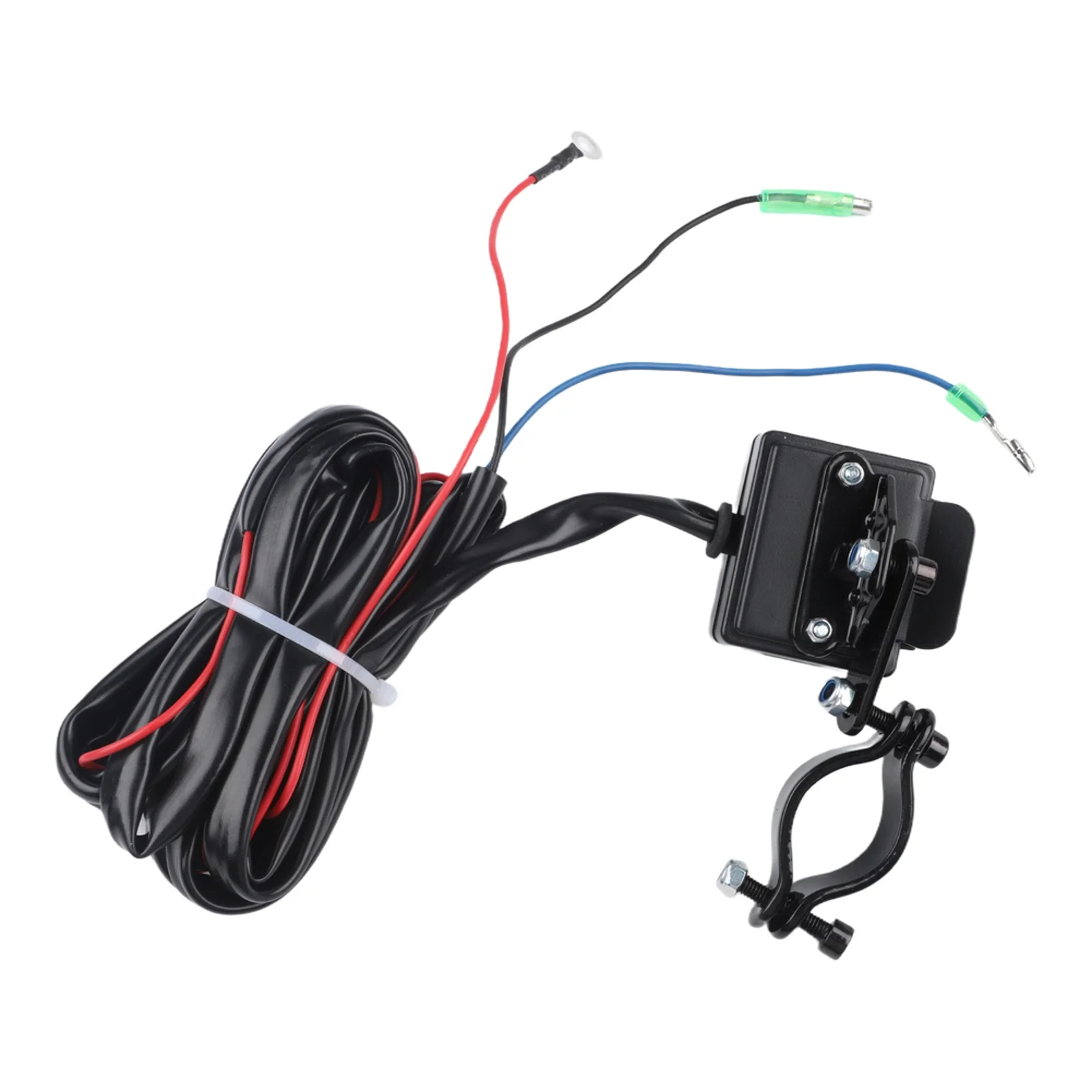 

12V Winch Switch Rocker Thumb Switch Easy Installation Process Fully Sealed Design 12v Winch Control Switch Utv Accessory