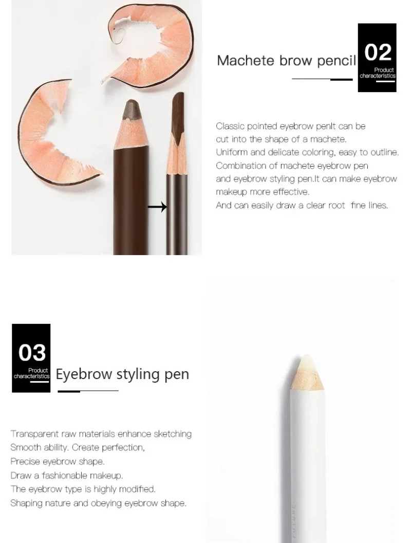 Envío Gratis, juego de lápices de cejas de Gel con estilo 3D, combinación de maquillaje 2 en 1, potenciador de cejas Natural, Kit de Geles, cosméticos