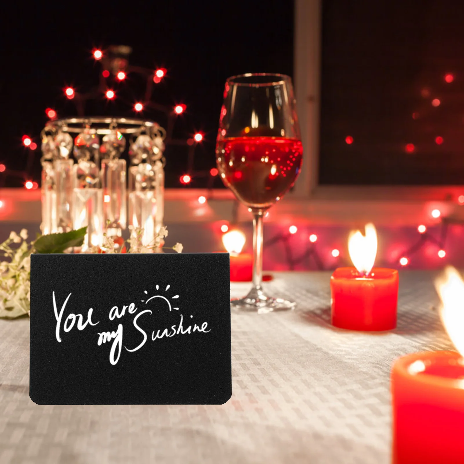 1Set Mini Blackboard Sign Blackboards Lightweight Portable Standing Mini Chalkboards Sign for Table Food Price Message Board