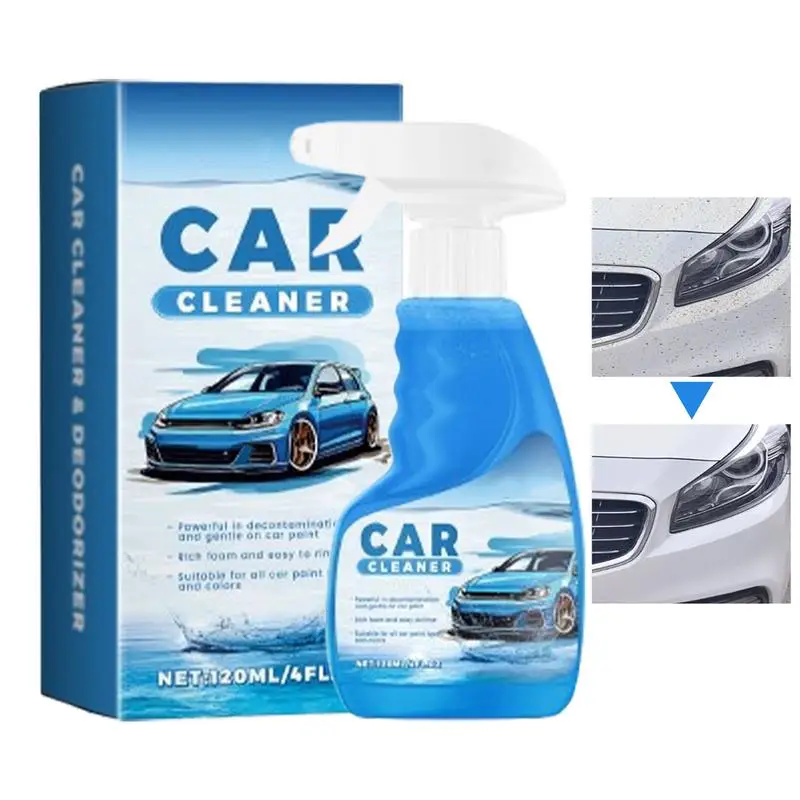 Car Interior Cleaner Spray 120 Ml Leather Seat Foam Cleaner Spray Multifunctional Foam Maintenance Wash Car For Home Use