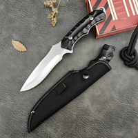 K63 Fixed Blade Tactical Knife High Carbon Steel 5cr13mov Steel Blade Aluminum Handle EDC Outdoor Combat Survival Straight Knife