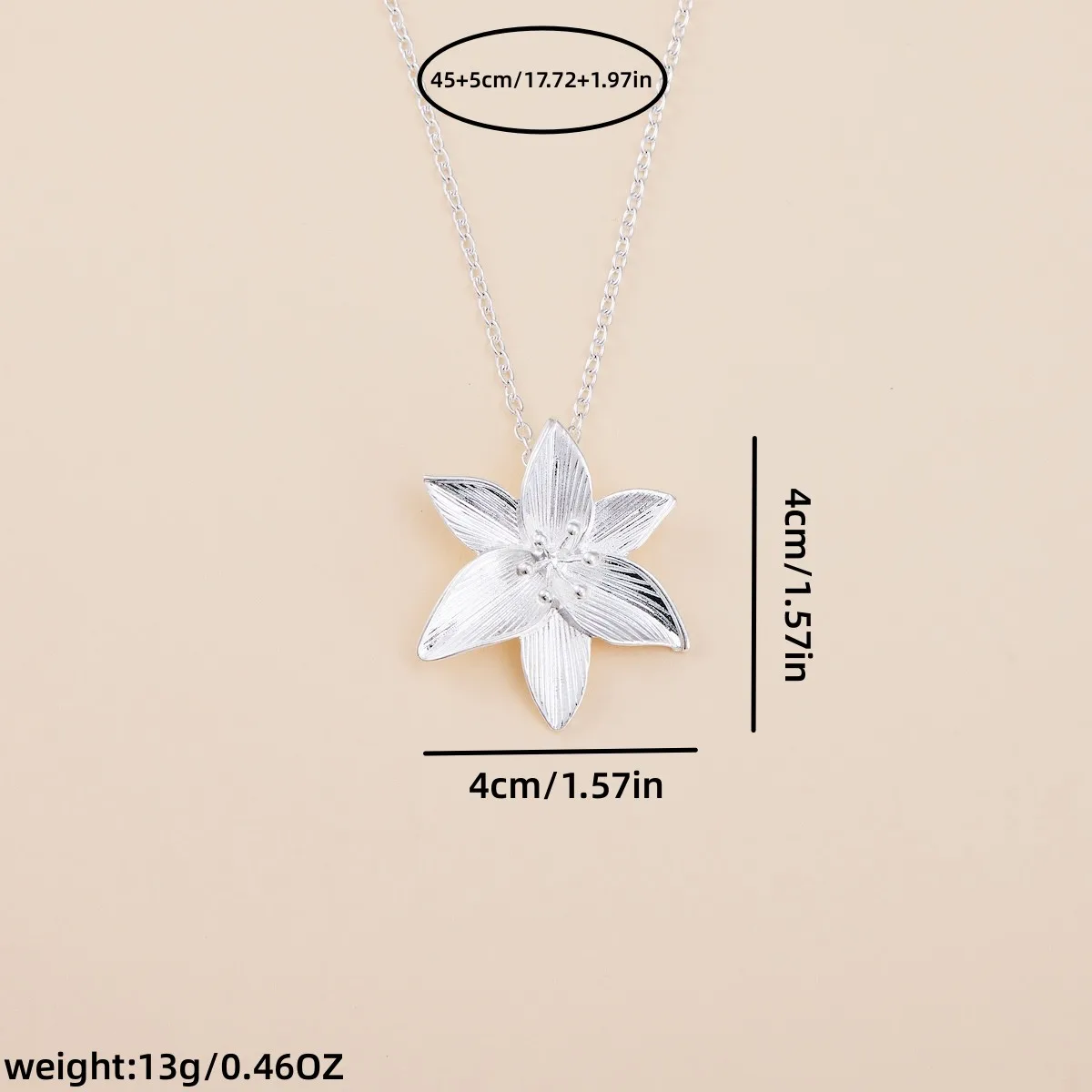 Simple Lotus Flower Necklaces for Women Vintage Silver Color Personalization Female Jewelry Necklace Pendants