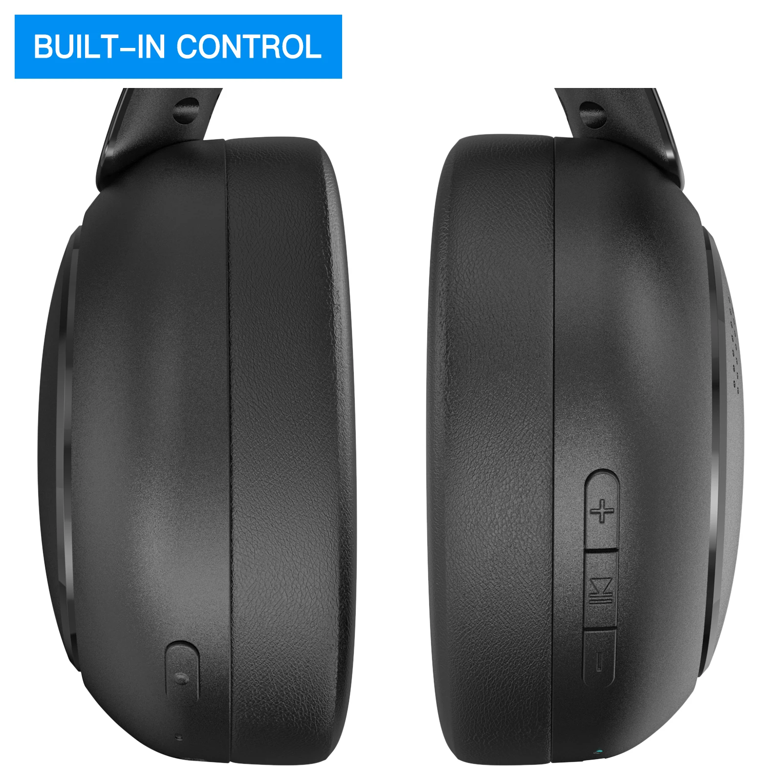 سماعات رأس eppfun بلوتوث + 2.4G لاسلكية لمشاهدة التلفزيون، قاعدة شحن جهاز إرسال التلفزيون مع RCA البصري، مدخل Aux
