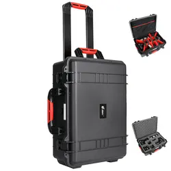 NEW SLR Camera Trolley Case Photographic Equipment Suitcase Camera Lens Shockproof Sponge Padded Inner Protective Box R600601