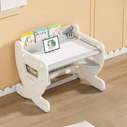 Mesa pequeña de escritorio para niños, mesita de noche, silla de ángulo ajustable, muebles de habitación para niños, mesa de oficina para estudiantes, suministros