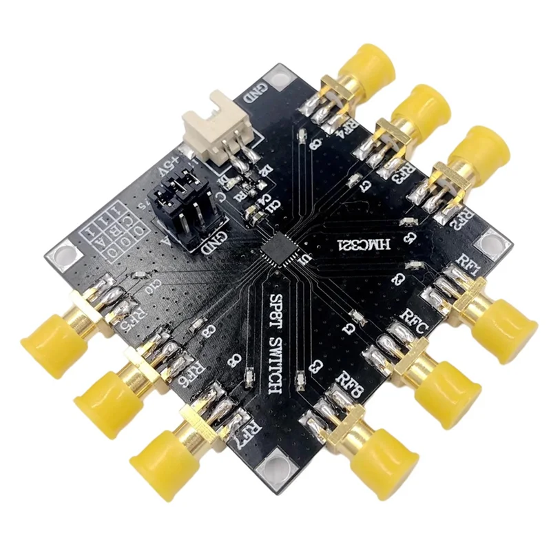 

ABGG-HMC321 POSITIVE CONTROL RF Switch Module SP8T 50Mhz To 8GHZ Gaas MMIC NON-REFLECTIVE 1 Open 8 Switch