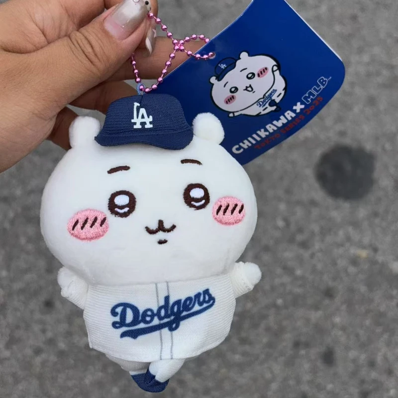 Usachi Chiikawa Bear Baseball Giants Cartoon Hachiware Usagi Shapeshift Sanrio Hello Kitty Kuromi Anime Hanger Knuffel Gift