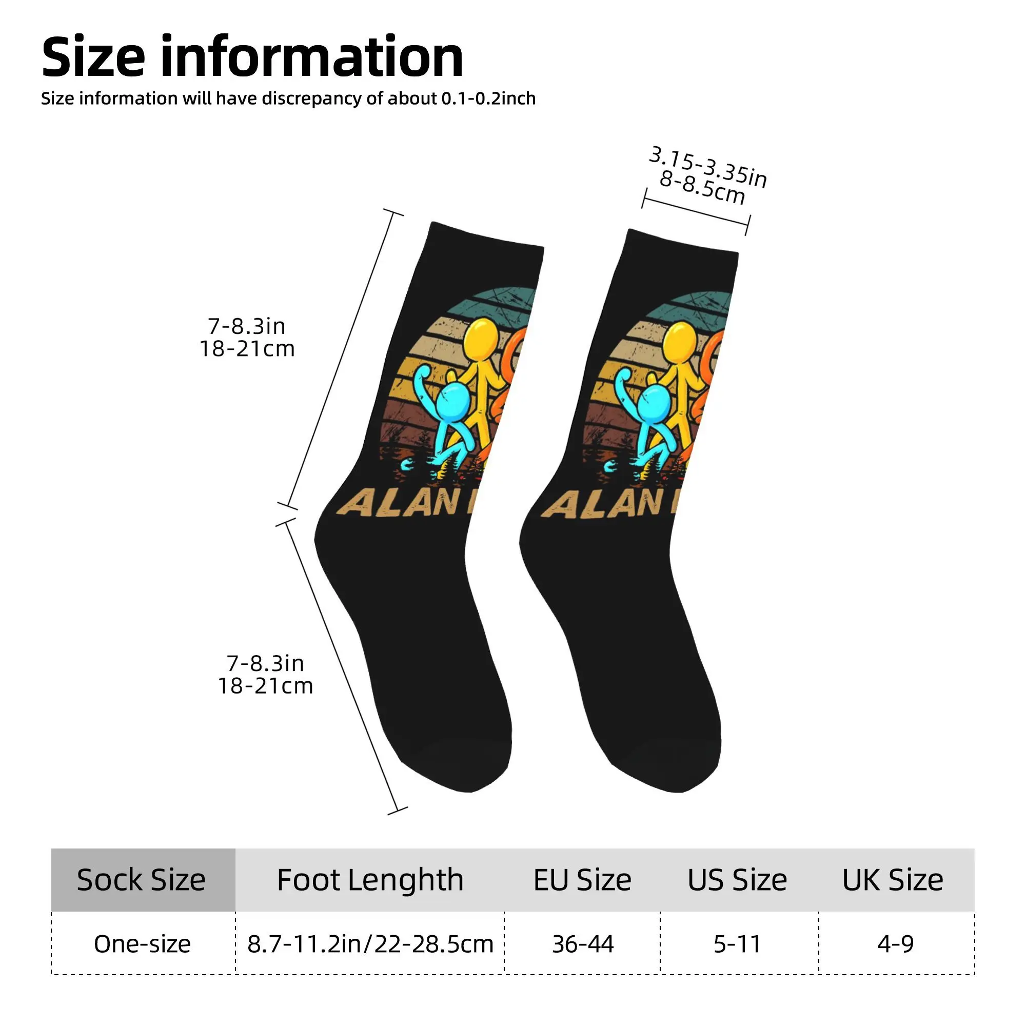 レトロ愛 Animatiors アランデザインベッカーソックス原宿スーパーソフトストッキングオールシーズンロングソックスユニセックスクリスマスギフト