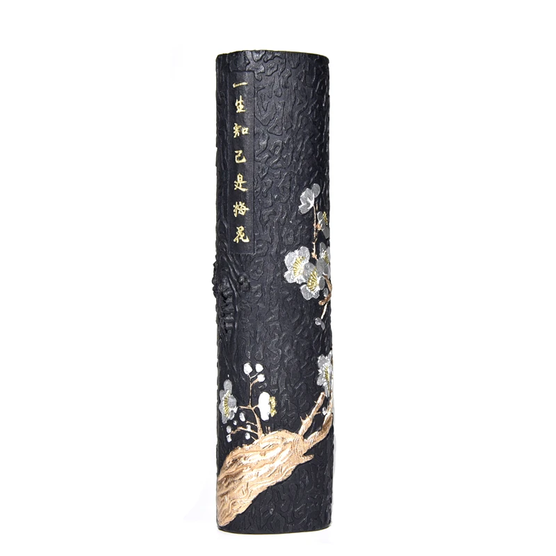 Chinese Pine Soot Inkstick Calligraphie Painting Ink Stick Writing Drawing Ink Brush Solid Pine Soot Block Stationery Supplies