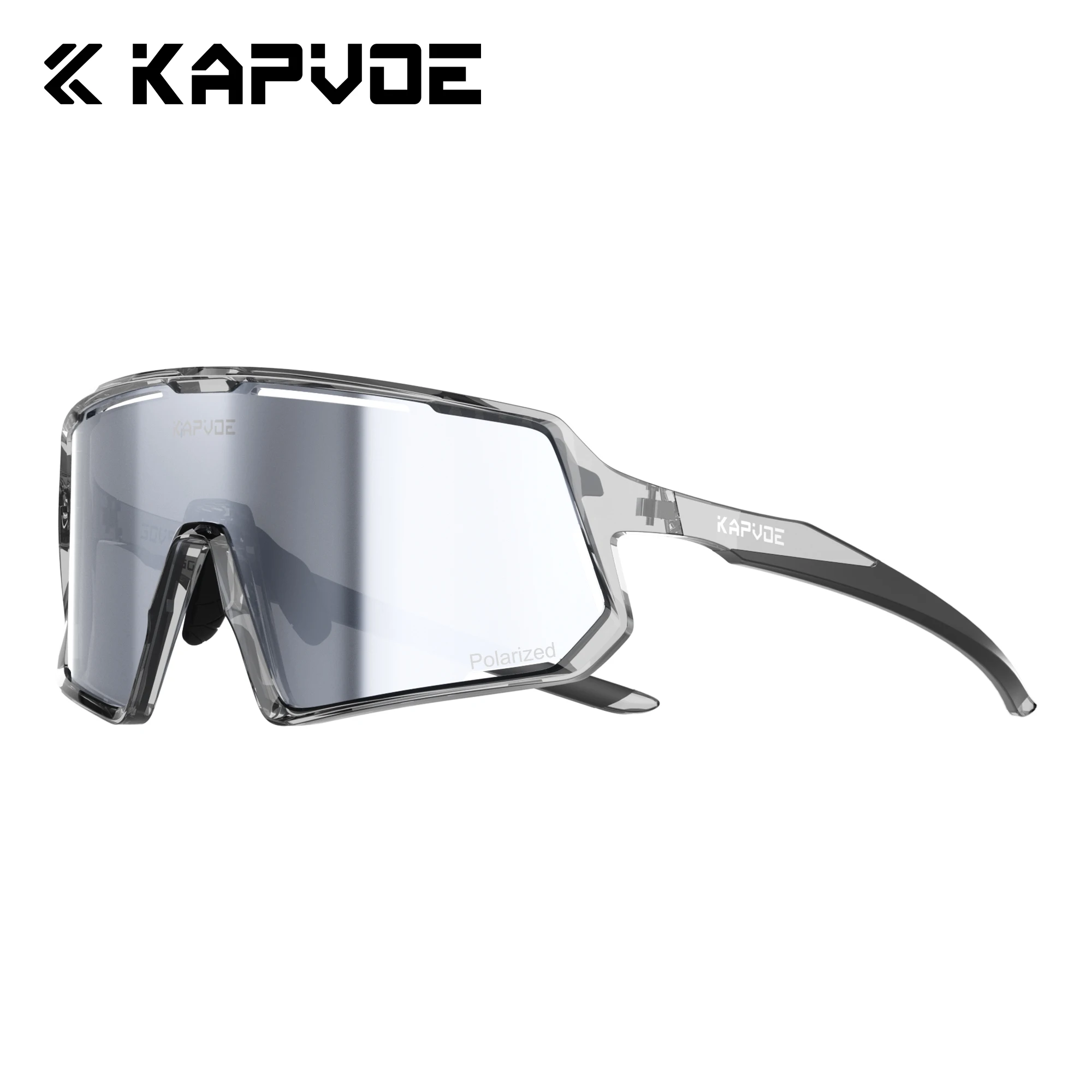 Kapvoe Polarized Cycling Glasses Men Women MTB Glasses Sports Driving Running Hiking Red Sunglasses UV400 Lightweight Goggles