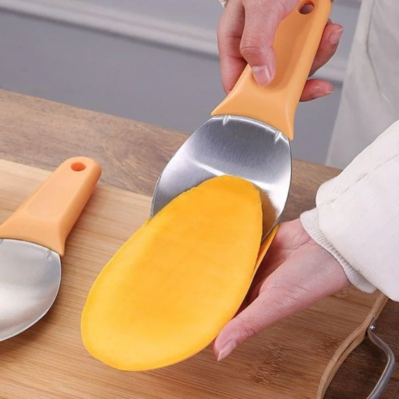 Mango Knife Cutting Granule Tool Multi-function Peeling Mango Peeling Separator Peeling Knife Mango Digging Spoon Gadget