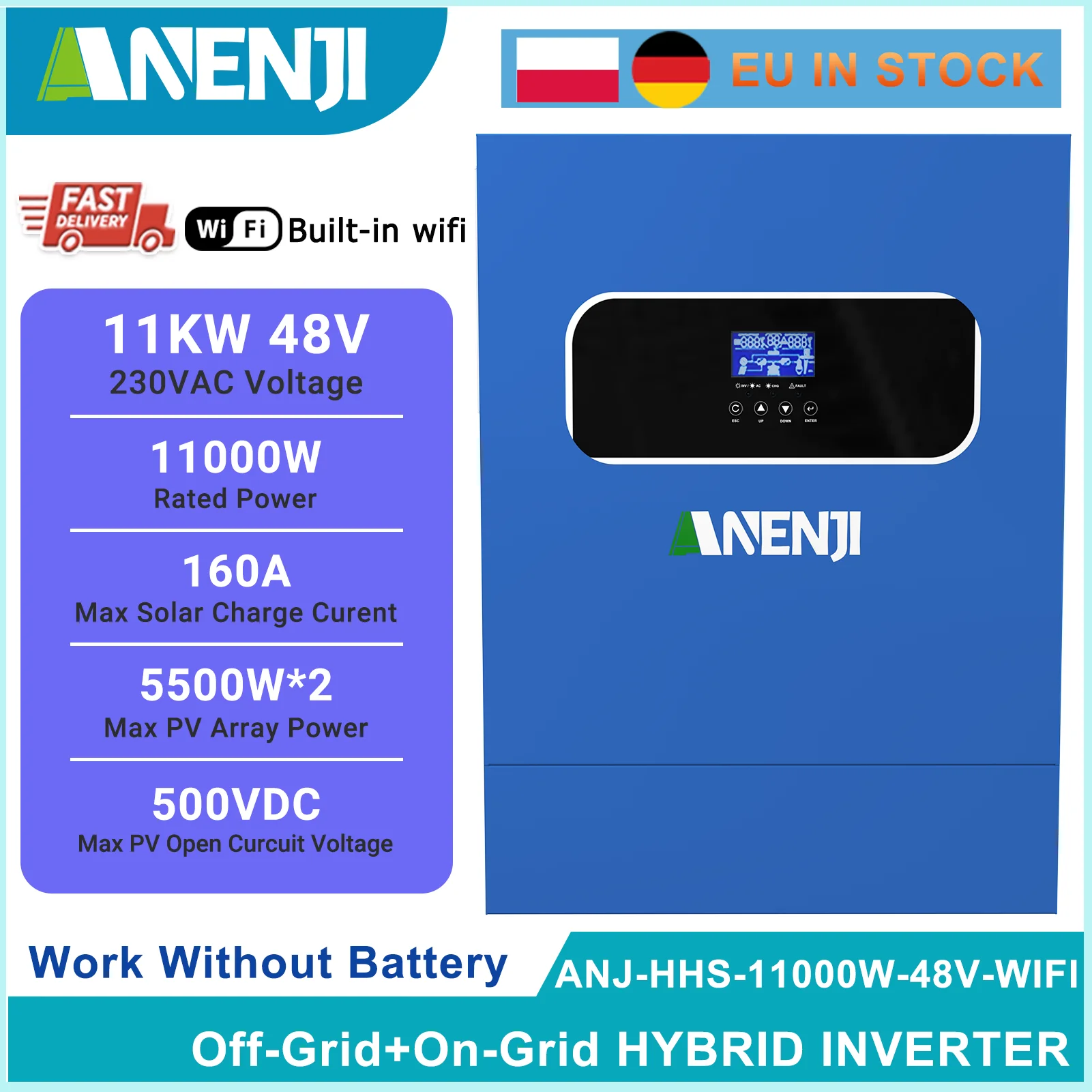 11KW Hybrid Solar I… - image