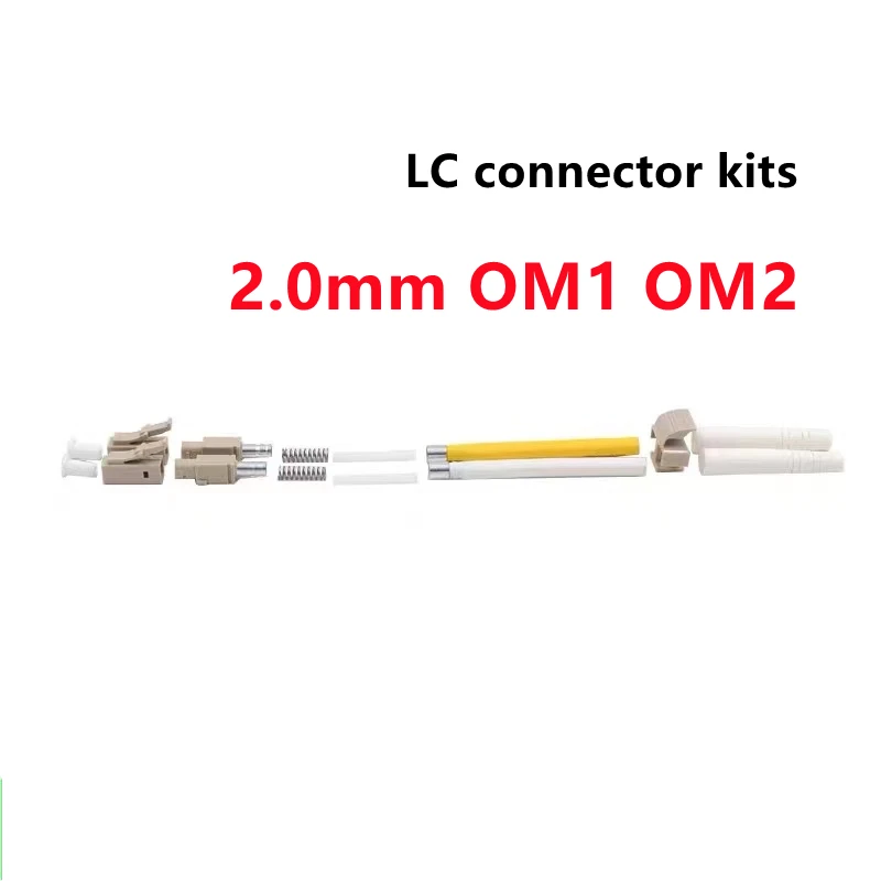 Imagem -06 - Apc Fiber Connector Kit Dual Core sm mm Parte Ftth Acessórios Virola Cerâmica Duplex 3.0 mm 2.0 mm 200 Pcs Om3 lc