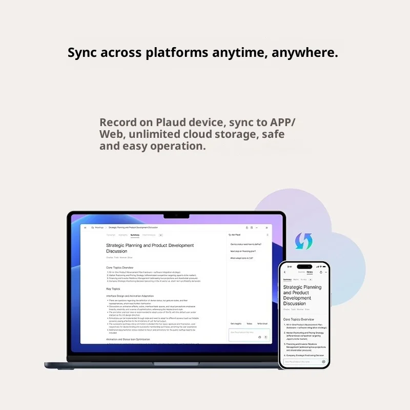 جهاز Plaud Note AI Minutes ملخص الاجتماع الذي يعمل بالذكاء الاصطناعي من نقل المسجل الصوتي وضع التسجيل المزدوج خفيف الوزن 64 جيجابايت