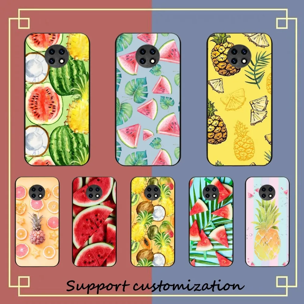 Summer Pineapple Fruit Food Watermelon Phone Case For Redmi Note 4 X 5 A 6 7 8 Pro T 9 Pro 9S 10 Pro 11 Pro 11S 11Epro PocoM3pro