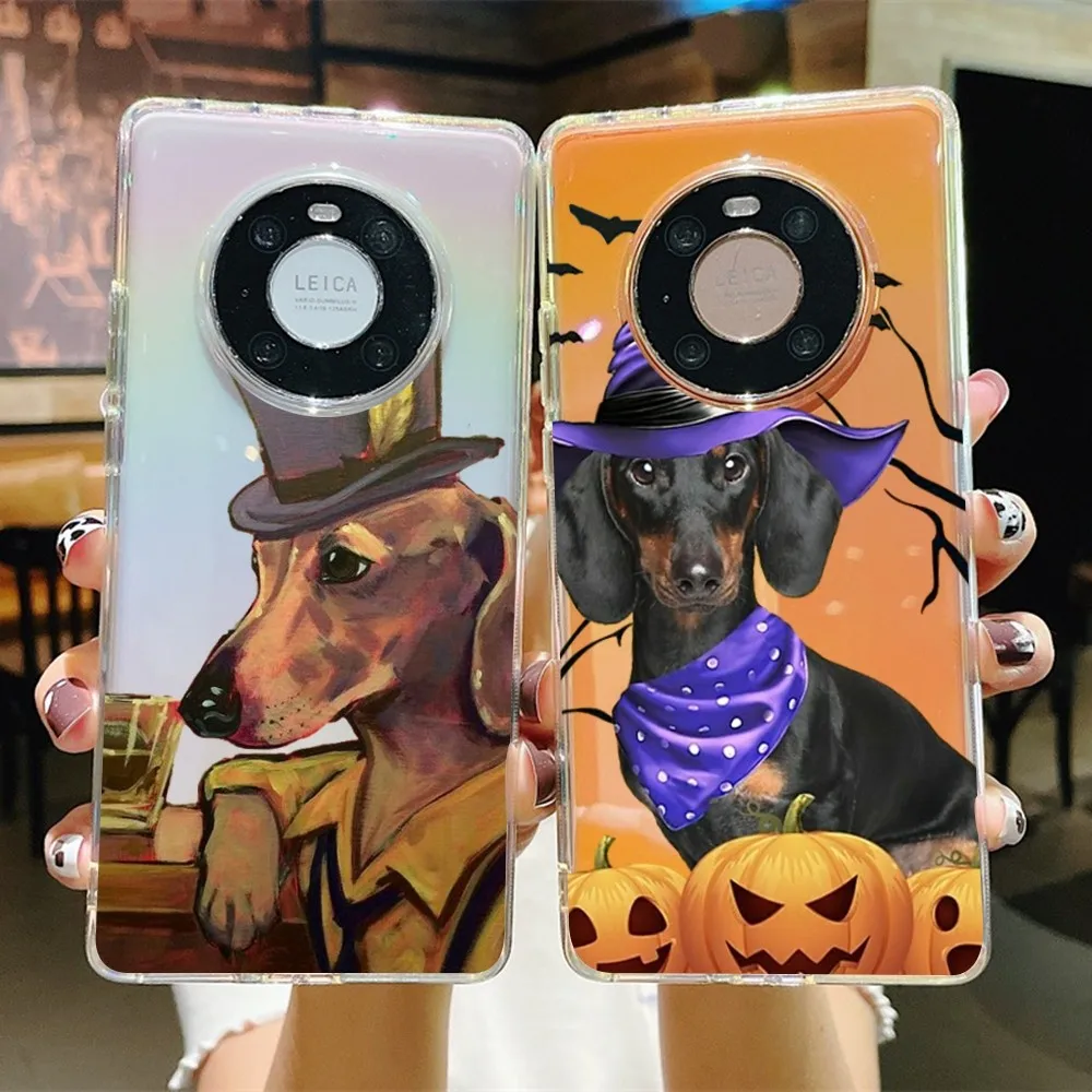 Dachshund Phone Case for Samsung S10 20 22 23 A10 40 for Xiaomi10 Note10 for Huawei P50 20 Honor60 70