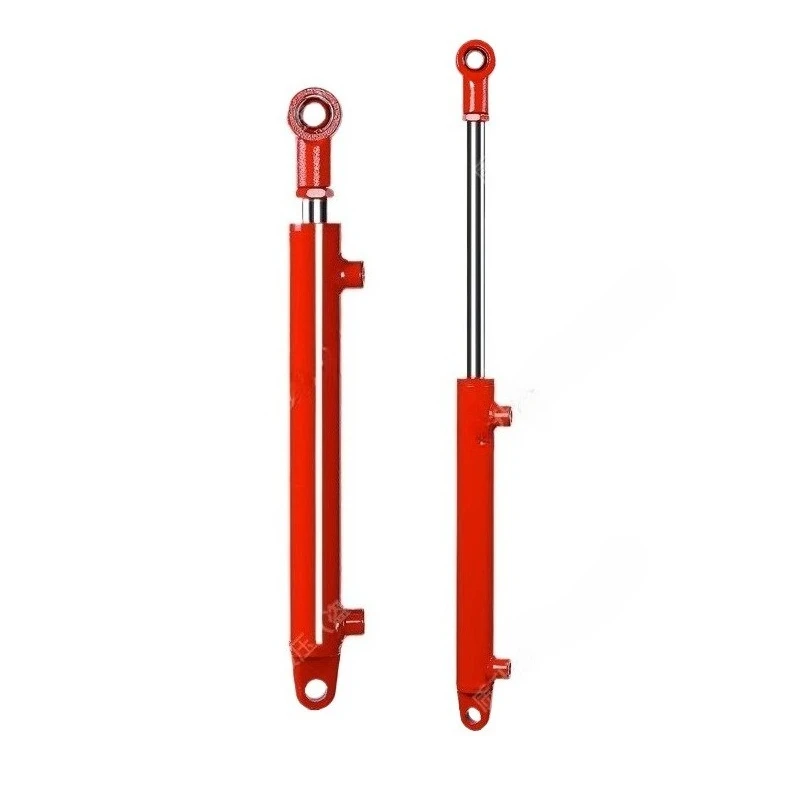 Suitable for hydraulic cylinder 40 bore two-way double-acting oil top small 2-ton hydraulic cylinder earring top