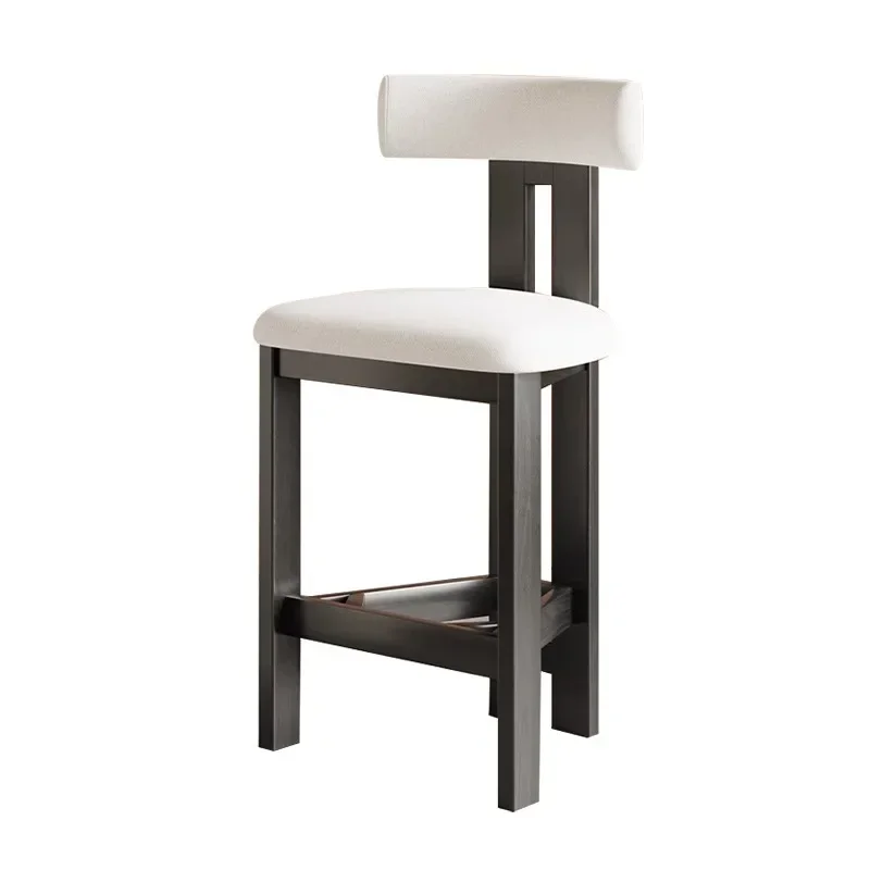 Chair Home high chair, Nordic leather bar stool, island designer chair high stool Internet celebrity