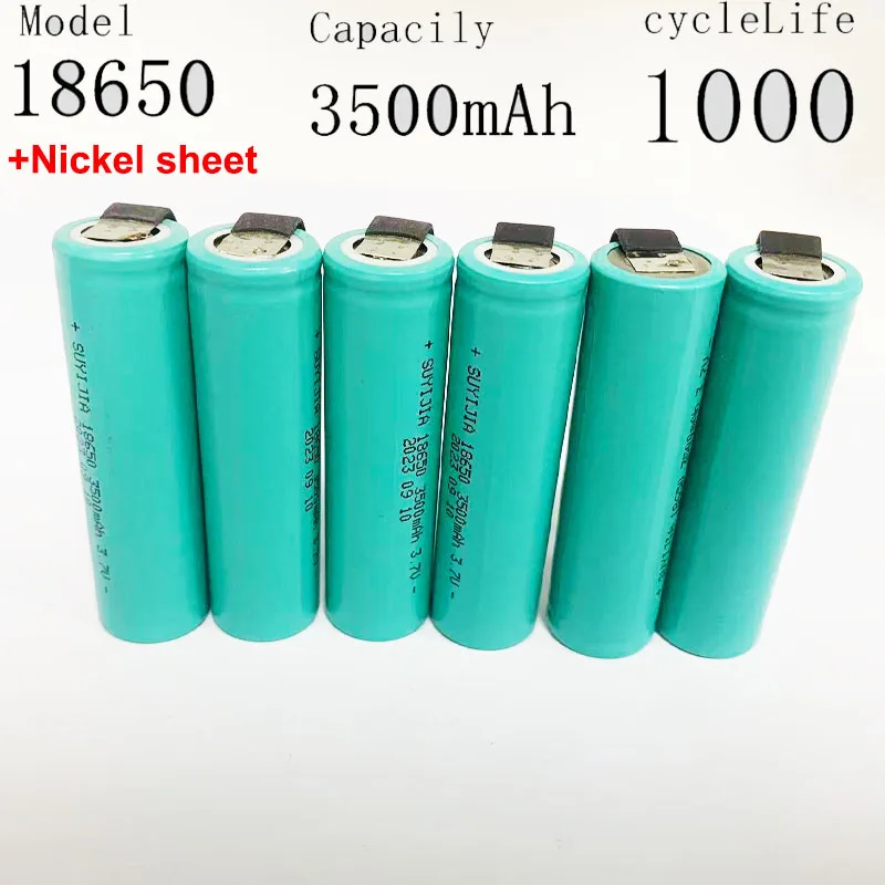 

Batterie Au Lithium, Puissance Originale 18650, 3500mAh, 3.7v, 25a, Haute Puissance,18650, Pour Outils Électriques, Nouveauté