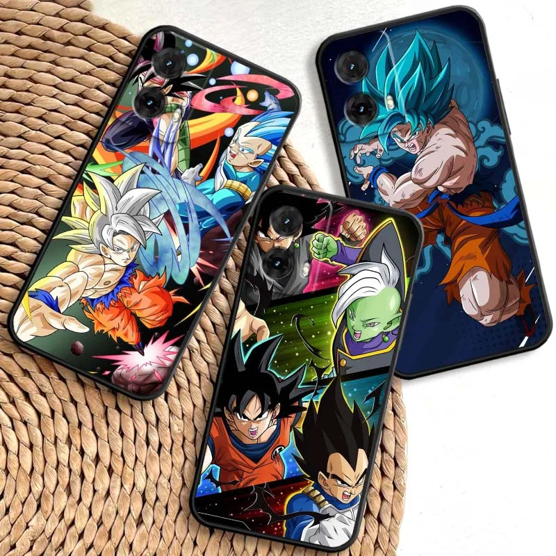 

Dragon Ball Cool Son Goku Phone Case For Motorola G85 Edge 50 G24 G35 G14 G04 40 G72 G34 G G54 G13 G32 5G Black