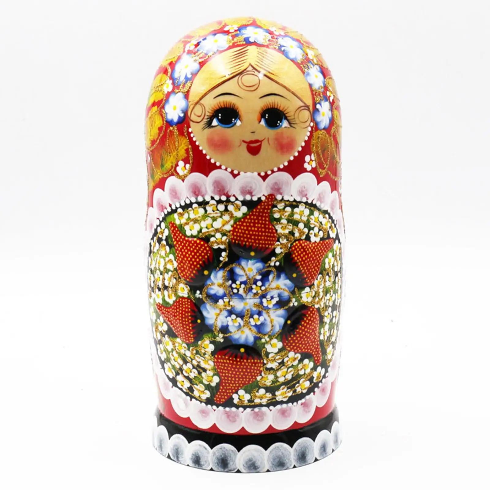 10x muñeca Matryoshka hecha a mano lindos regalos de cumpleaños coleccionables artesanías rusas